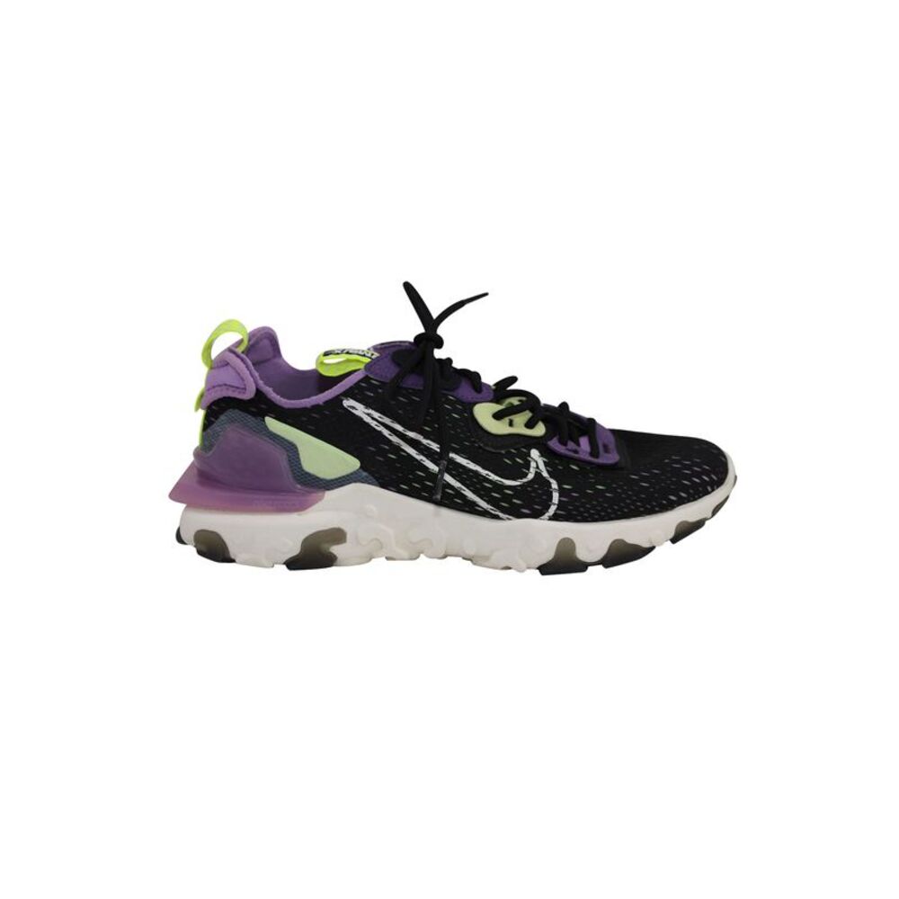 Nike React Vision Sneakers in Gravity Purple Volt Synthetic